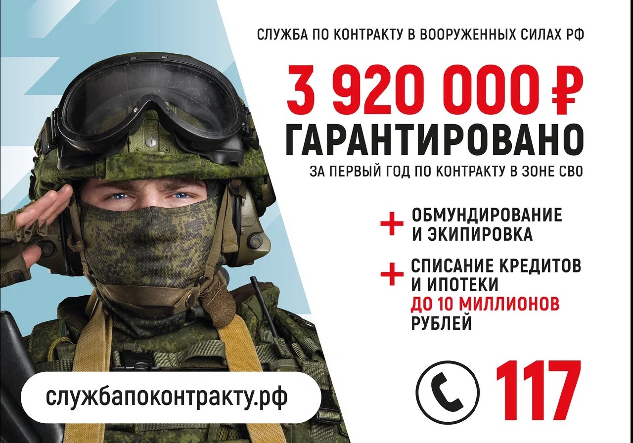 СЛУЖБА   ПО КОНТРАКТУ В ВООРУЖЕННЫХ  СИЛАХ РФ.